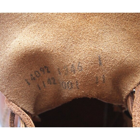 John Fluevog I Believe High Simon Leather Heel / W11 / M9 / Brown Lace-Up Unisex - Picture 13 of 14